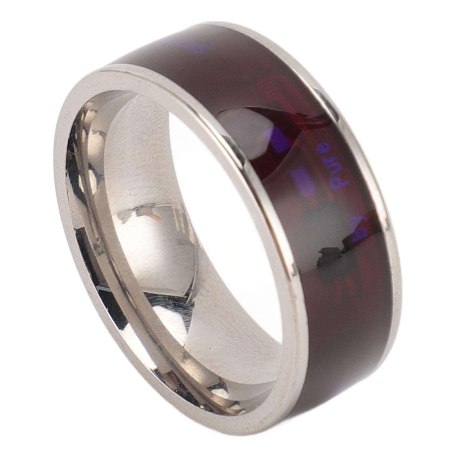 Asixxsix Smart NFC Ring, Steel Material, for Door Locks, File Transfer, NFC Devices, Ideal Gift for Men, All Round Sensing Technology Smart Ring for Mobile Phones (12)