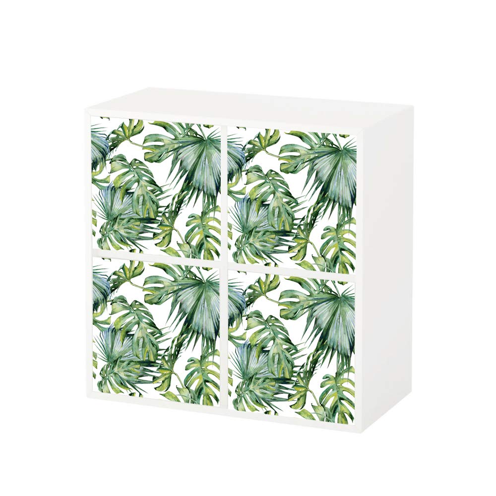 Self-Adhesive Dresser Sticker, Peel and Stick Furniture Skin, Removable Shelf Unit Decals Sticker (001, Expedit/Kallax)