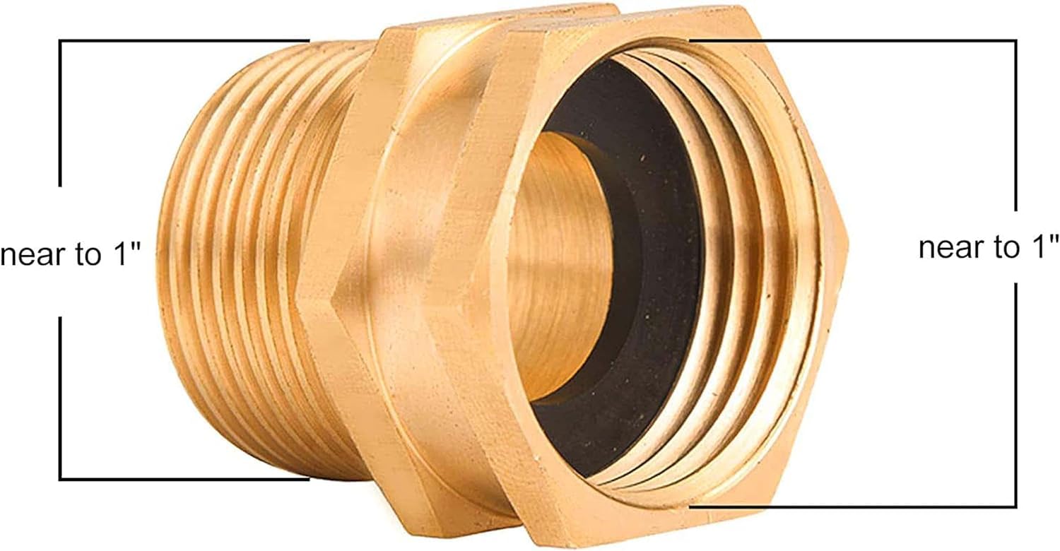Set Idraulico Giardino SERBATOIO IBC TUBO Da Giardino Adattatore Tappo Filettato Collegamento Adattatore Ottone GHT A NPT