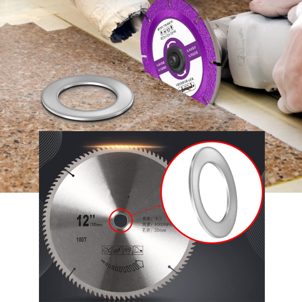 Rondelle per boccola adattatore lama sega, metallo SAW_BLADE (22,23 x 16 mm, 3 pezzi)