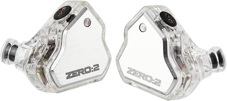 Linsoul 7Hz x Crinacle Zero:2 in Ear Monitor, Updated 10mm Dynamic Driver IEM, Wired Earbuds Earphones, Gaming Earbuds & 7hz x Crinacle Dioko Replacement Filter Mesh Tweezer Kit