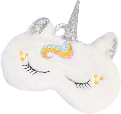 Antifaz para dormir con lindos animales, de felpa suave, con los ojos vendados, conejo, panda, koala, cubierta de ojos para niños, adolescentes,