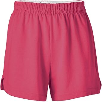 Soffe Girls Authentic Cheer Shorts Soft Cotton Blend Gym Shorts for Cheerleading, Dance, Running, Fitness, Casual Wear