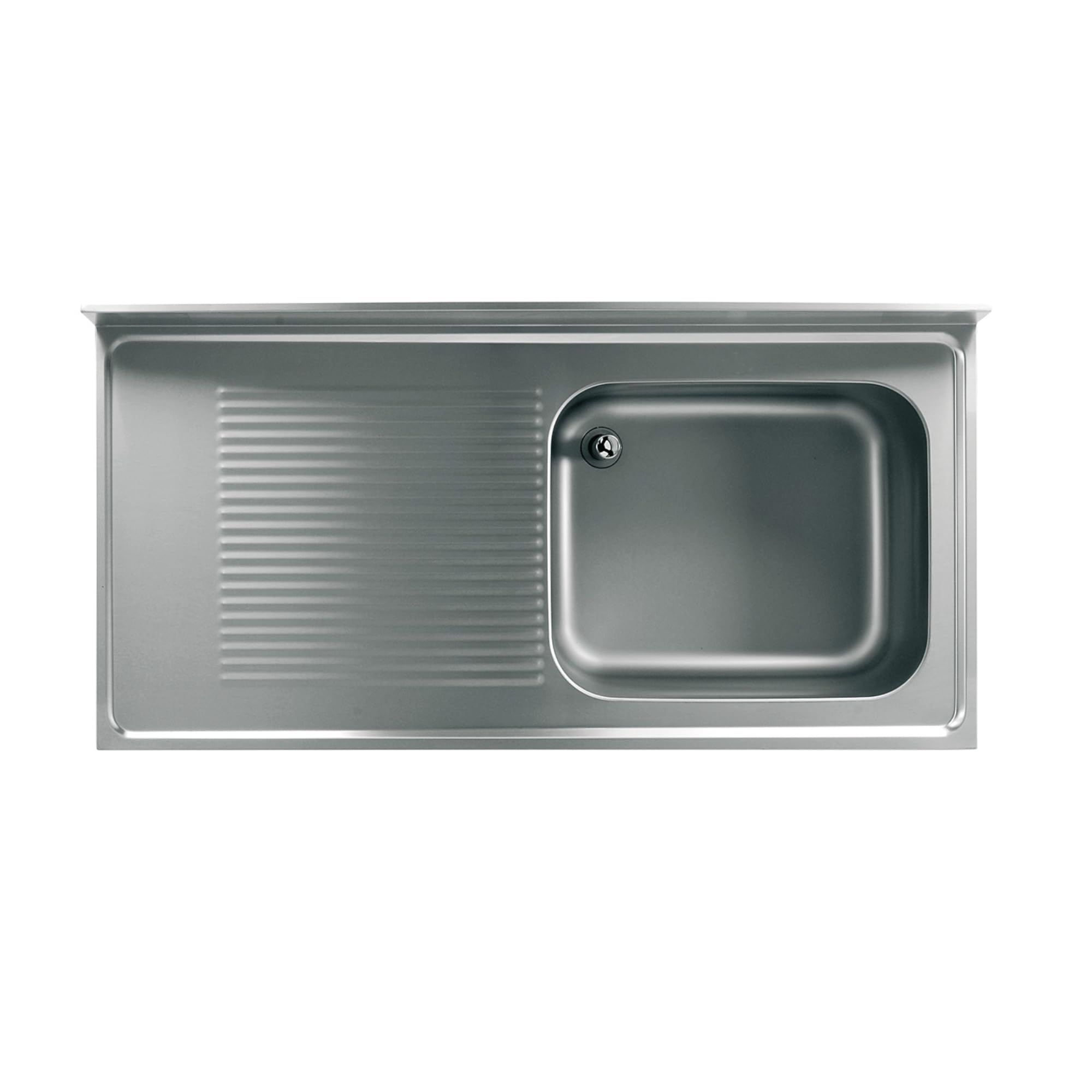 Edelstahlspüle Einbauspüle Spülbecken 120CM 2 Becken Doppelbecken Ablaufgarnitur | Mucola Online Shopping