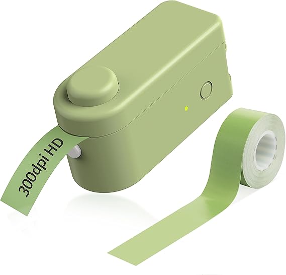 MakeID Label Makers HD (300dpi), Mini Inkless Pocket Wireless L1 Label