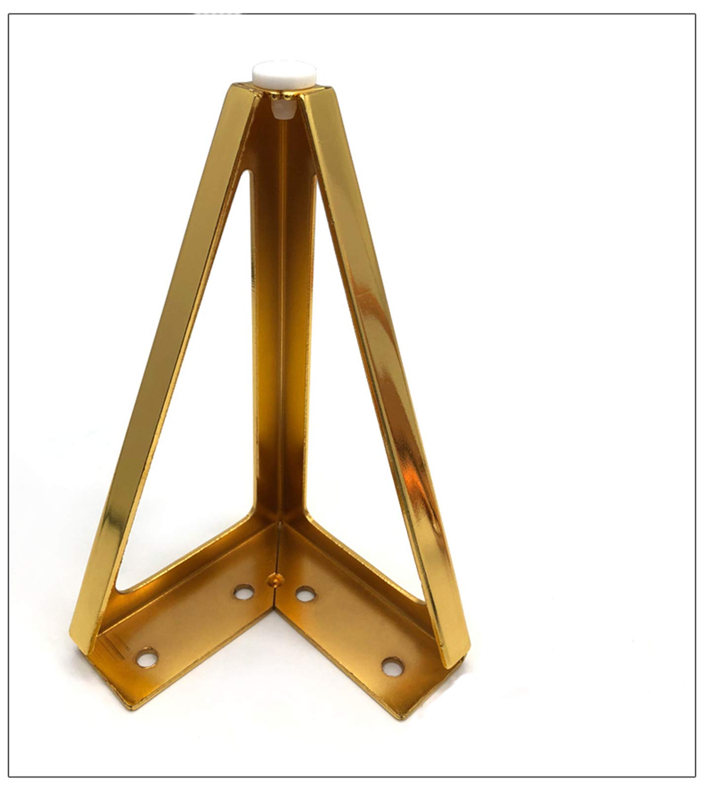 Gambe mobili di ricambio da 6"/15 cm,piedini triangolari per divani,piedini per mobili,gambe per tavoli in ferro fai-da-te,piedini per mobili,per sedie,gambe per mobili,gambe in metallo per divano,gam