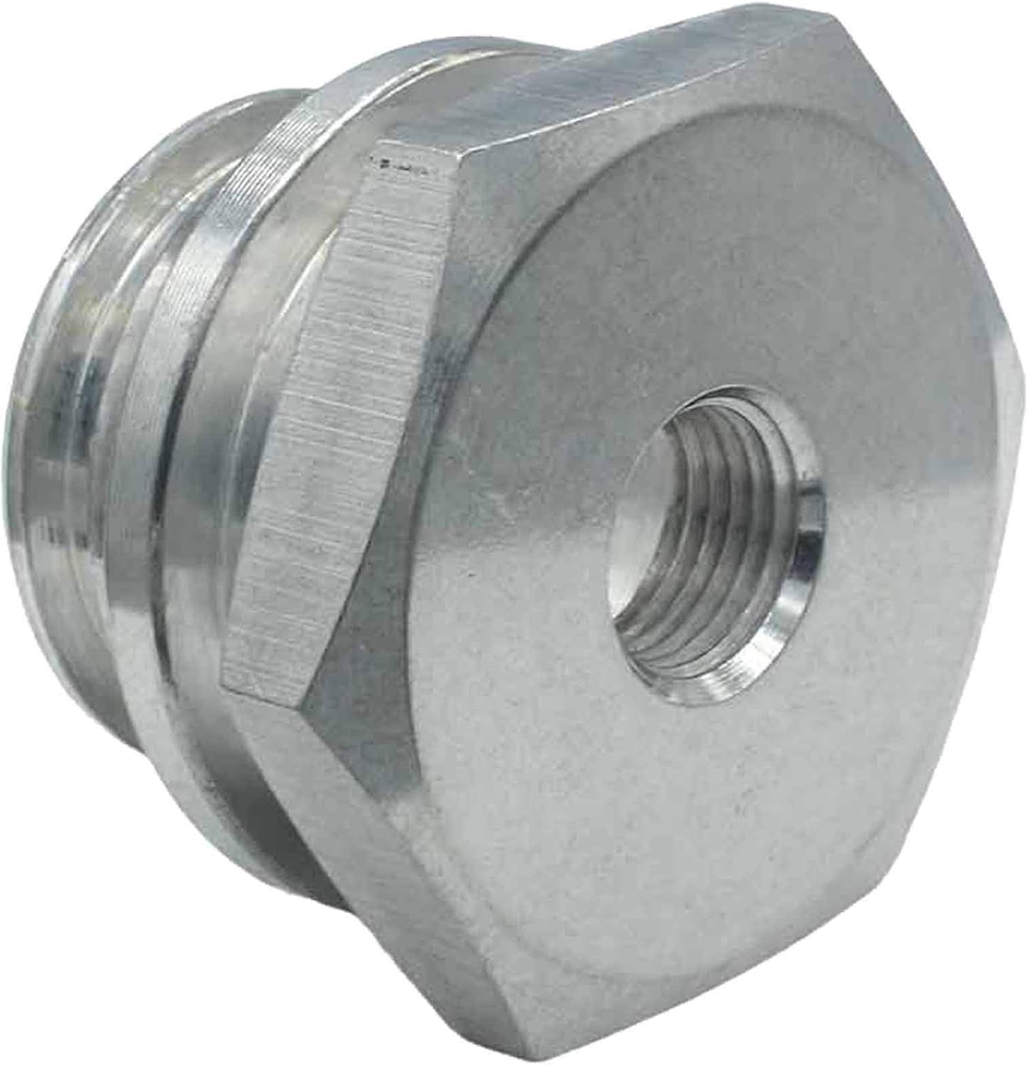 ICT Billet Fuel Pressure External Regulator Plug w/Gauge for LS Truck Intake Manifold Rail Made in Wichita Kansas, from aerospace grade billet aluminum 551285-125NP