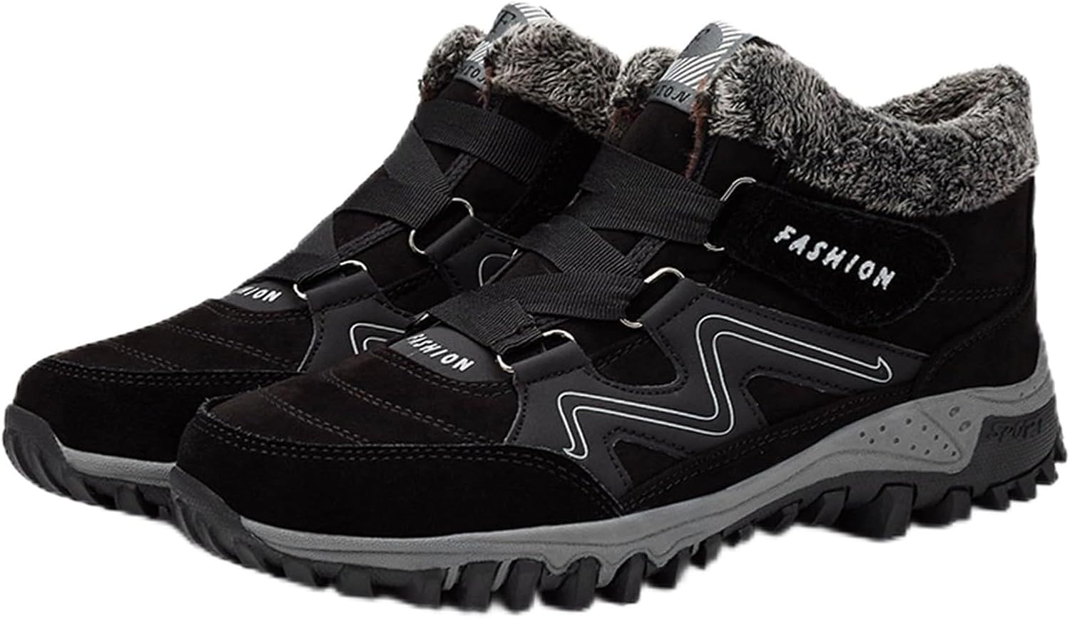 Women's Winter Orthopedic Boots – Non Slip Waterproof Warm Plush Snow Boots with Arch Support for Outdoor Work
