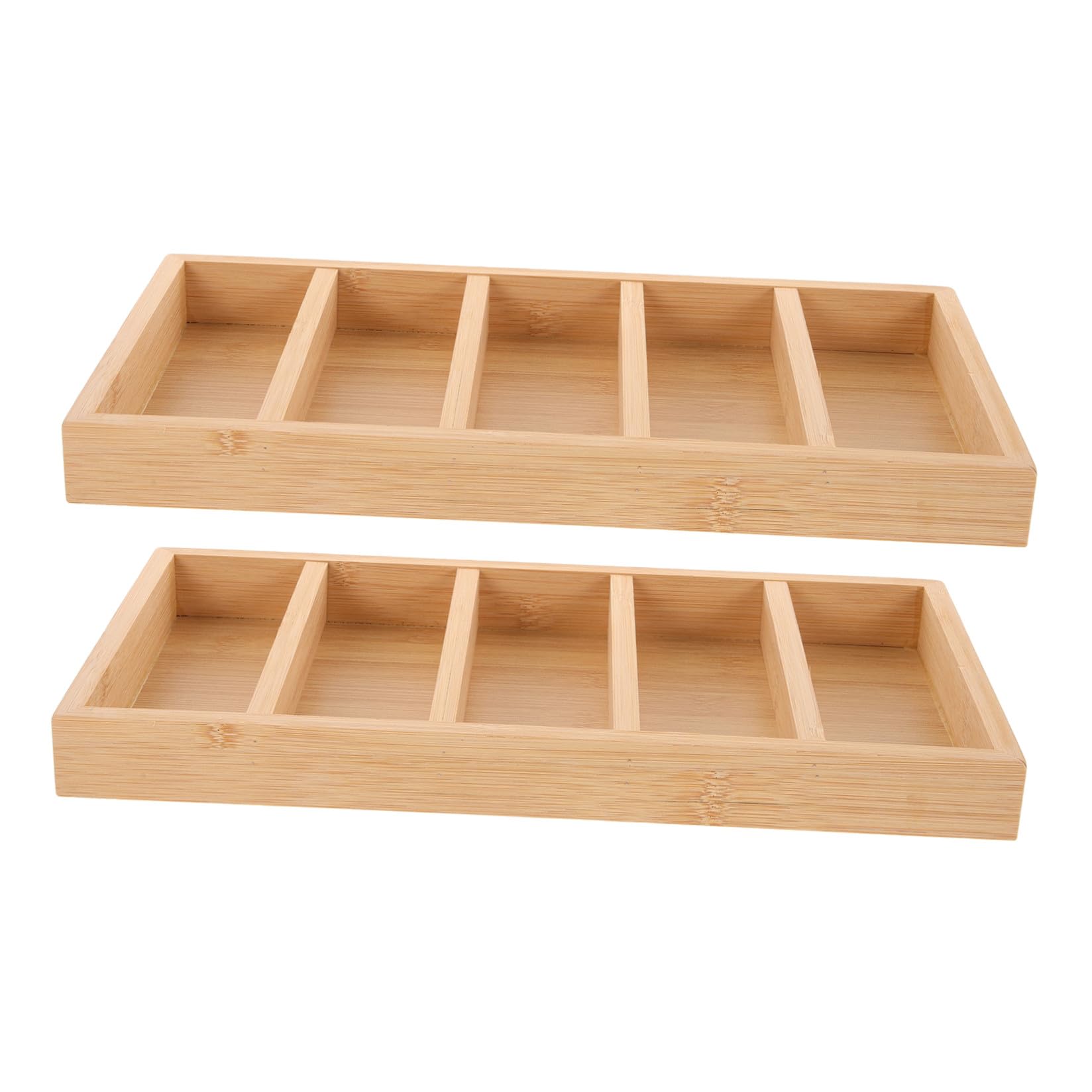 BESTOYARD 2 Stück Brillenaufbewahrungsorganizer 5 fächer Brillenbox zur Sortierung und Präsentation von Brillen Khaki für Schaufenster und Einzelhandel