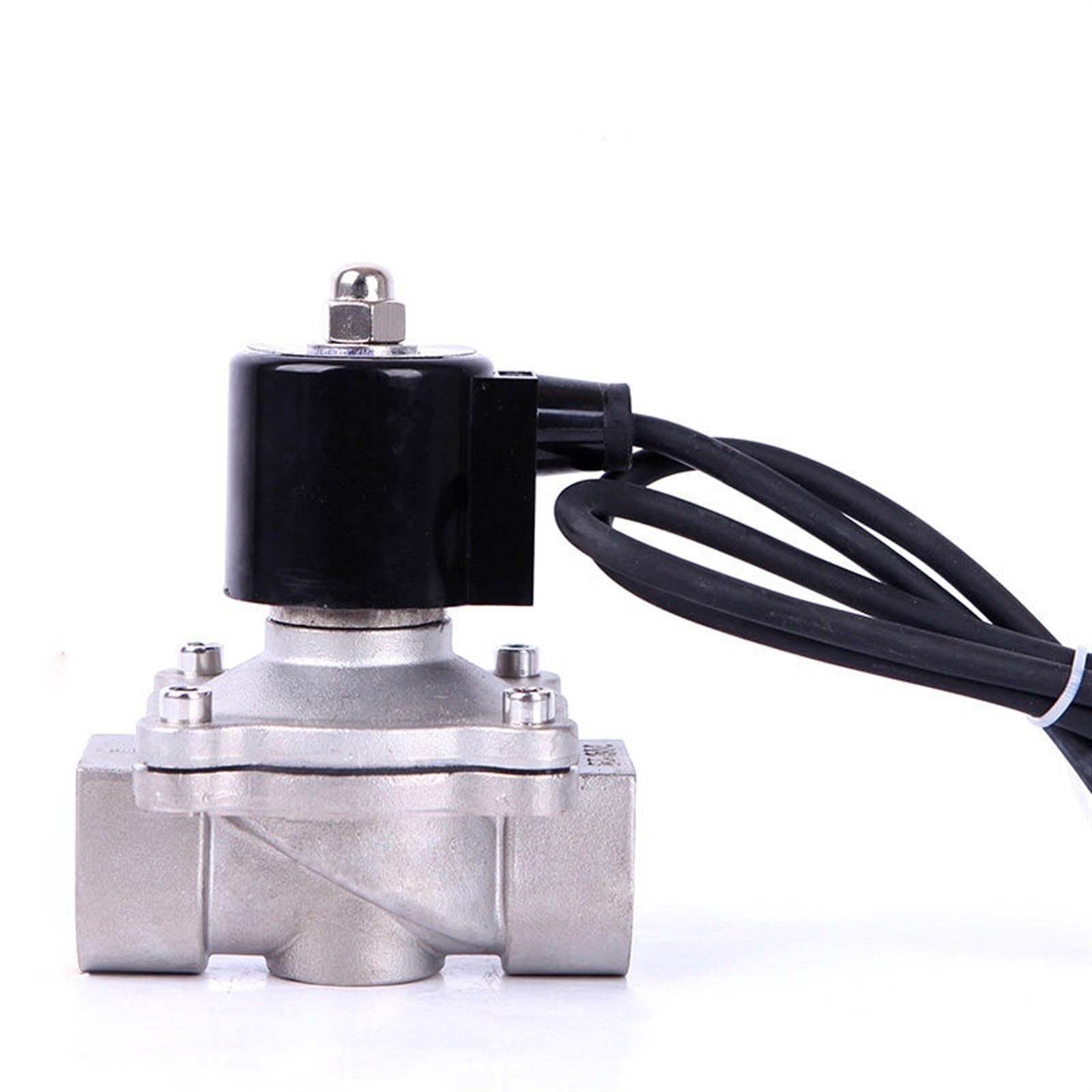 Ieumjnat G-12Vdc 1" Stainless Steel Underwater Solenoid Valve Fountain Water 220V 110V 24V 12V(G-12Vdc)