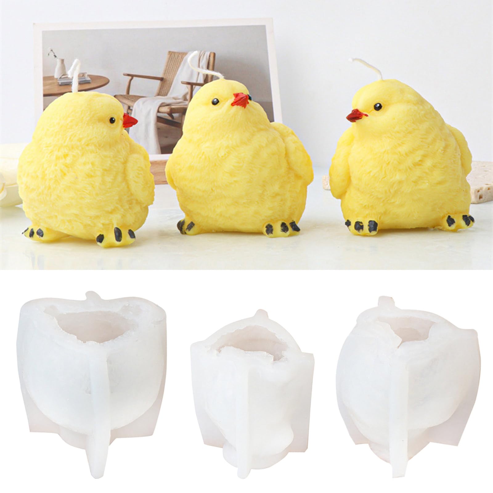 Handgefertigte 3D-Hahn Silikonform - Für Harz, Seife, DIY Deko, 5.8x9x8.8cm