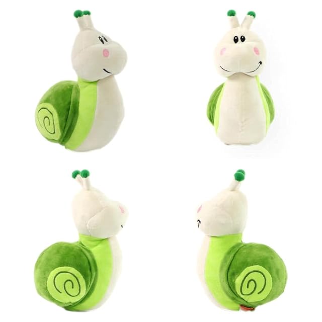 Foto 3 de 5 de Duckshop Caracol de Peluche de Juguete Verde Claro