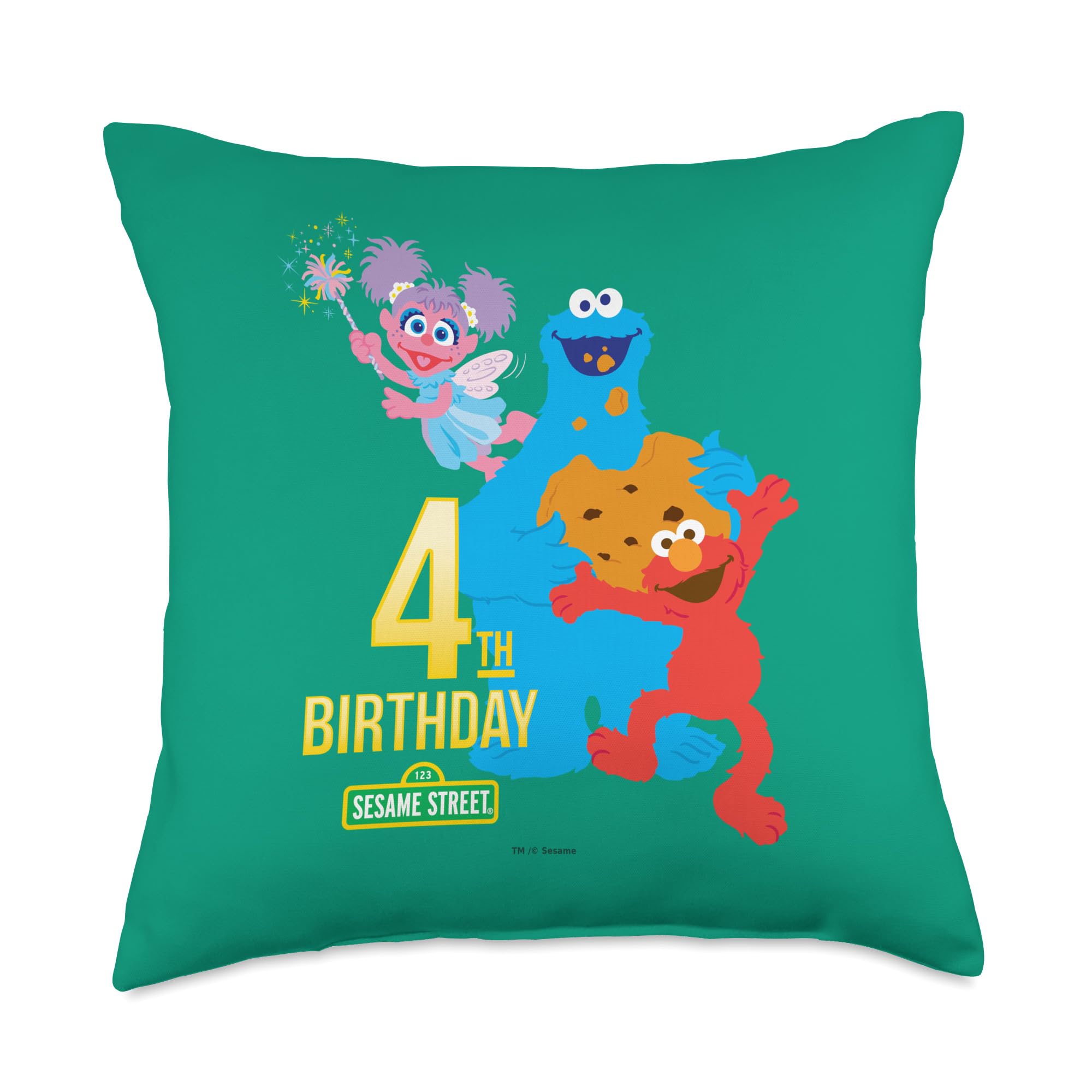 Coussin Sesame Street 4 ans pour décorer la chambre de votre enfant