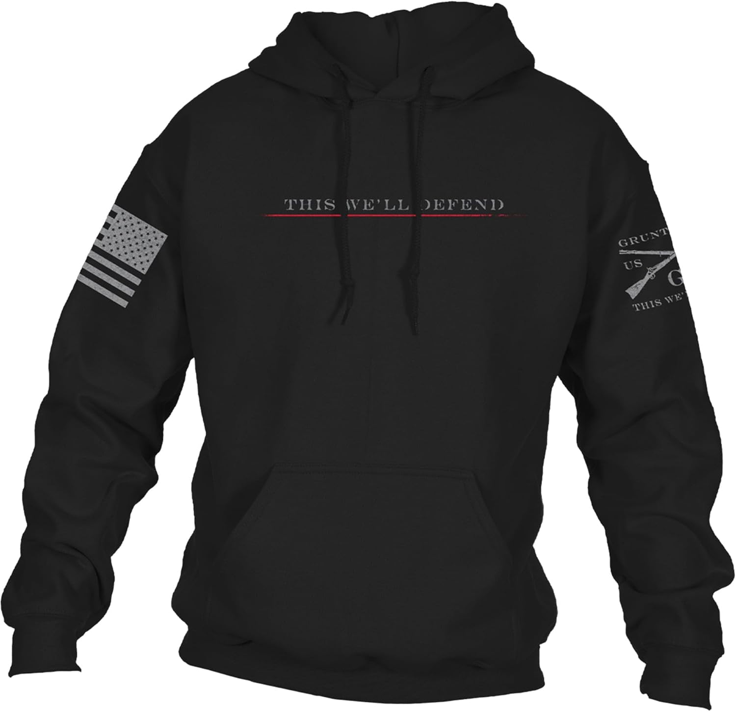 Grunt Style Second Amendment 2.0 Men's Pullover Hoodie - Image 3