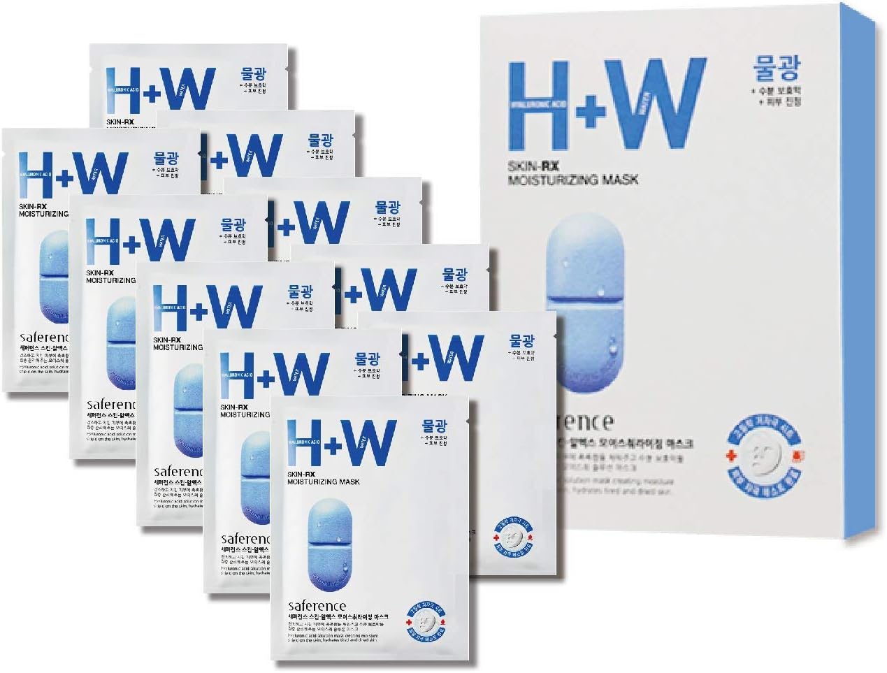Saference H Plus W Skin Rx Moisturizing Mask Box, 11.5 Ounce