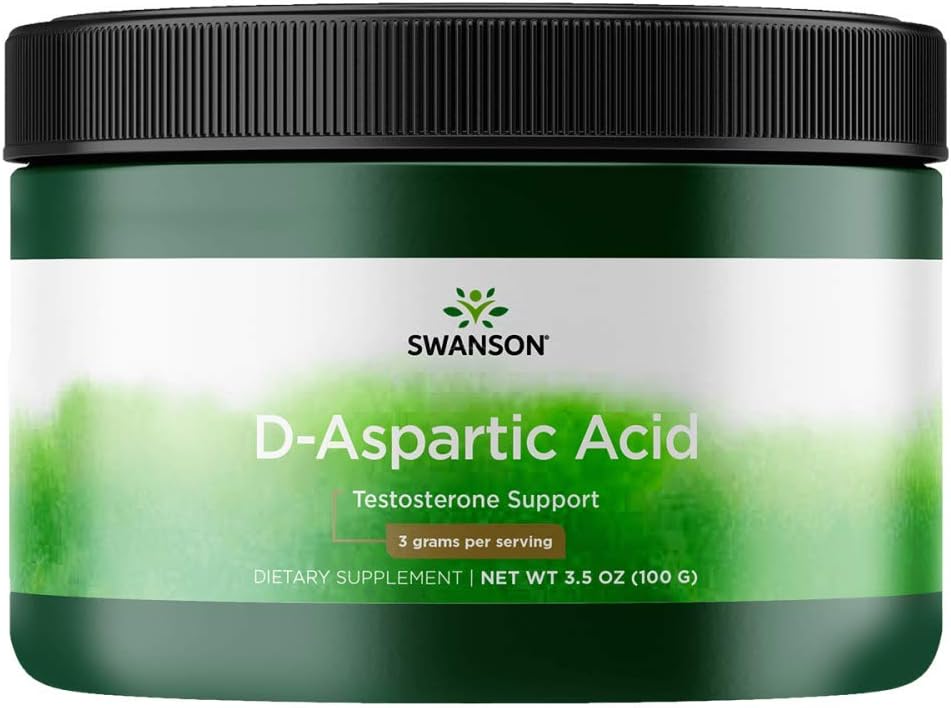 Swanson Amino Acid D-Aspartic Acid 3.5 Ounce (100 g) Pwdr