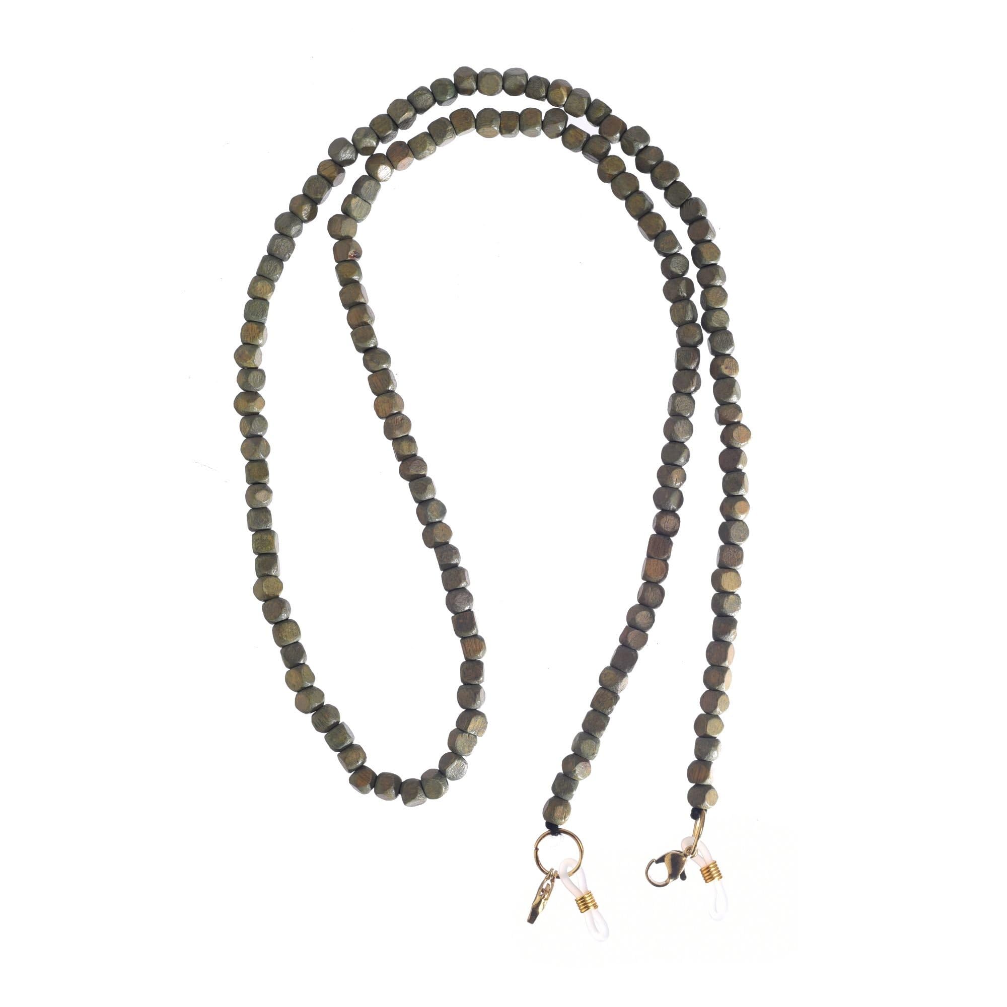 Aakriti Art CreationsOlive Hancrafted Beaded Mask/Eyewear String