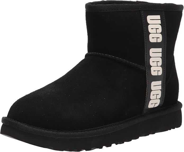Amazon.com | UGG Women's W Classic Mini Side Logo Boot | Ankle \u0026 Bootie