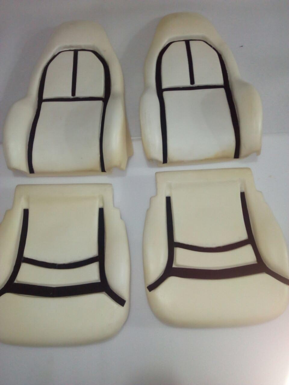 Interior Innovations Custom Replacement Seat Foam for C5 Corvette Standard Seats Driver Side and Passenger Side - Bundle