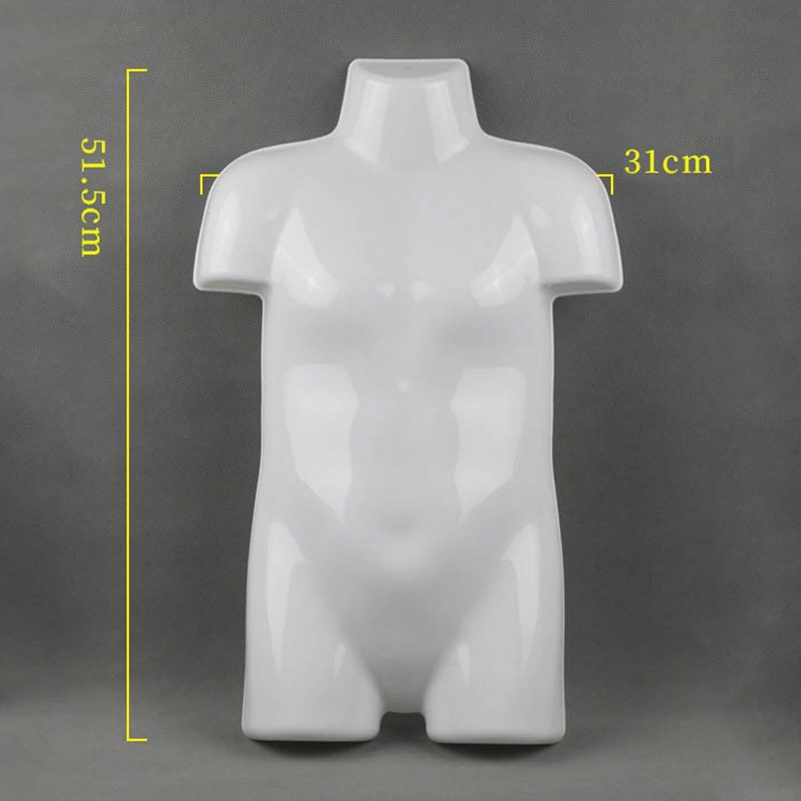 harayaa Maniquí para niños, Torso, Ropa Interior, Traje de baño, Estante de exhibición, Ropa de Medio Cuerpo, Estante de exhibición para Ventana