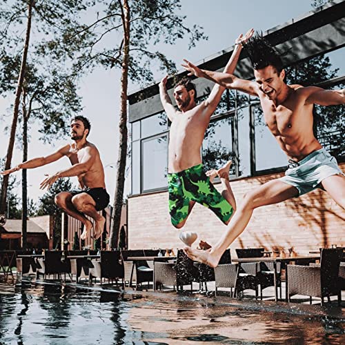 Bañador de hombres para practicar natación con estampado divertido 4