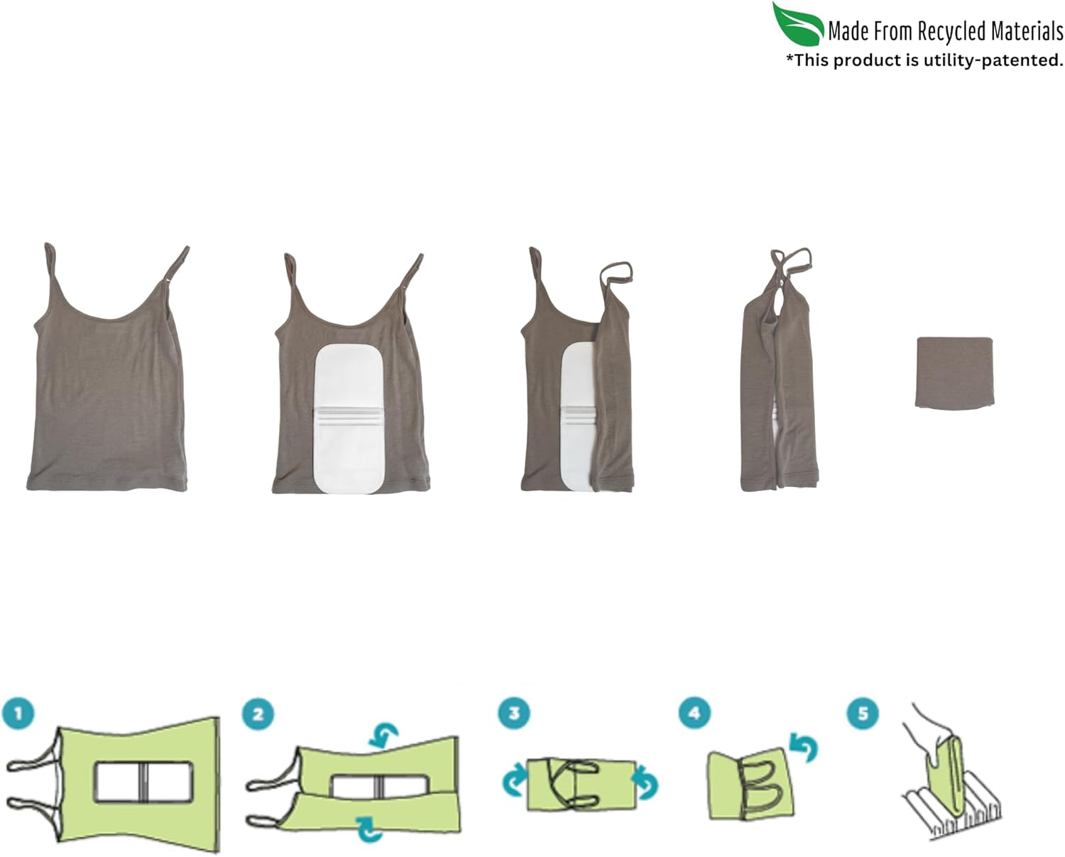 7 Pcs PLIIO Small Filers, Foldable Clothes Organizer, Space-Saving Closet and Suitcase solution, Wrinkle-Free Storage Solution for Home and Travel, Wardrobe Organizer and Clothes Folder