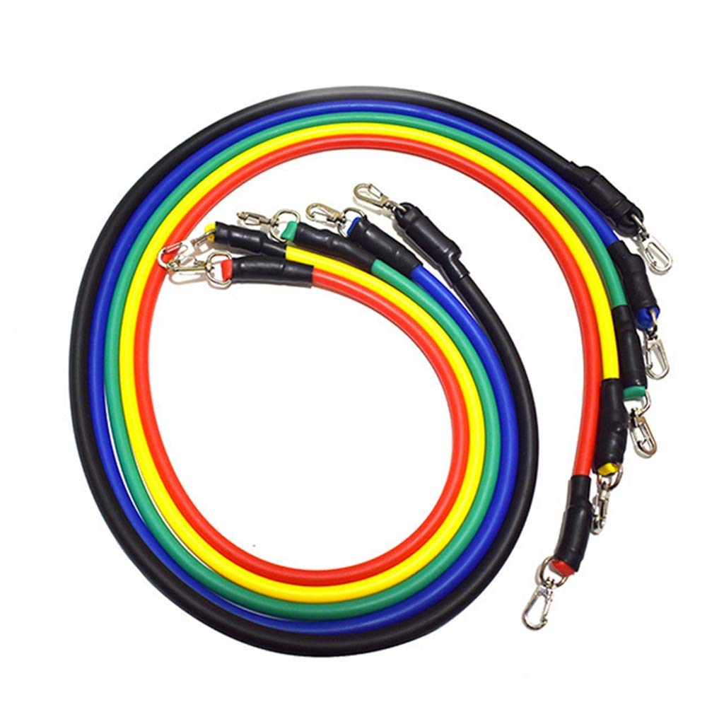 SDFX11pcs/Set Pull Rope Fitness Band Exercises Resistance Bands Latex Tubes Pedal Excerciser Body Training Workout Yoga|Resistance Bands
