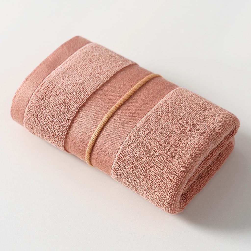 Cotton Towel Adult Soft Absorbent Towels Bathroom Sets Towel Towels for Home(D)