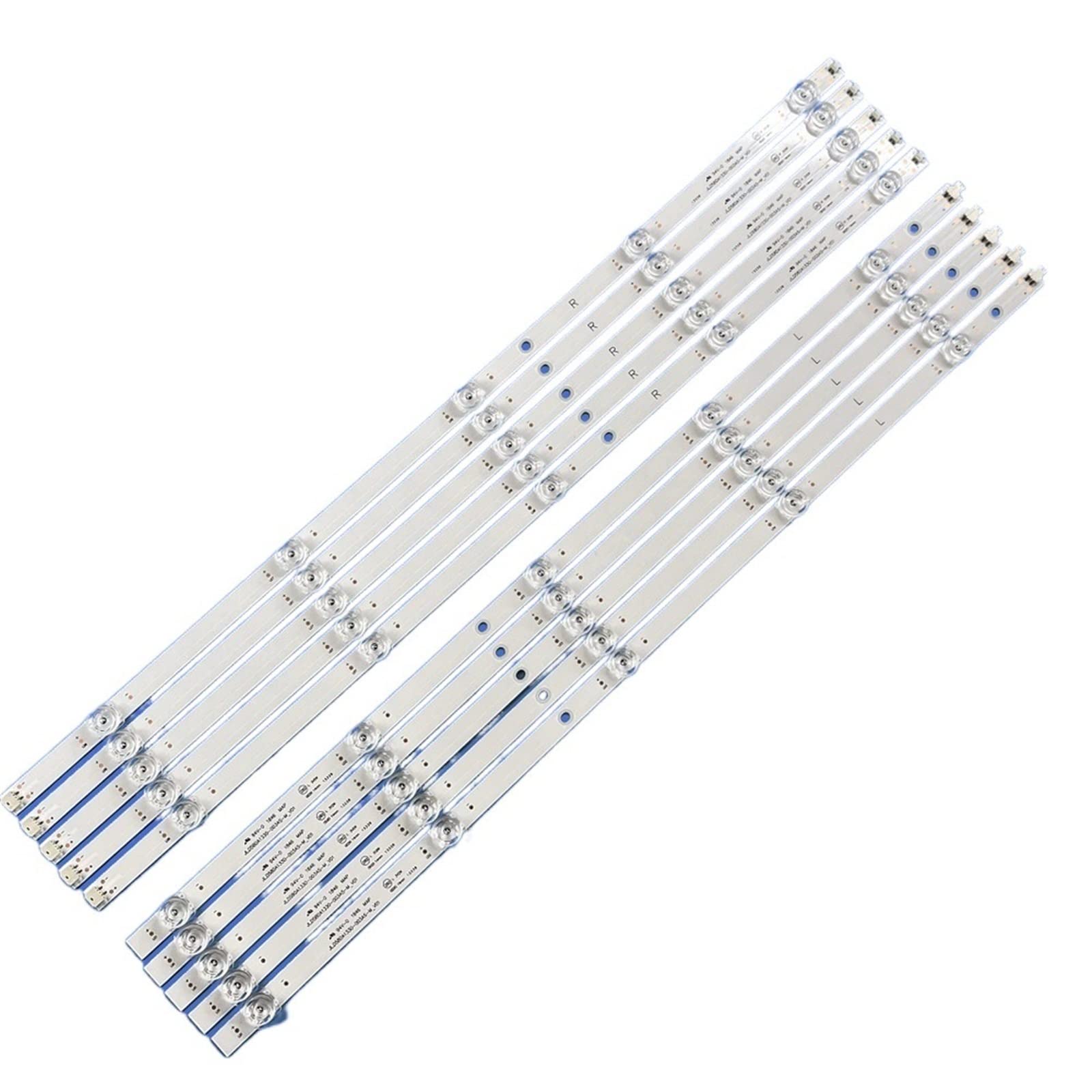 Strisce LED Compatibile for Hi-Sense TV H58A6100 H58AE6000 H58AE6100UK CRH-BK58S13030T051087D-REV1.2 W JL.D580A1330-365AS-M_V02