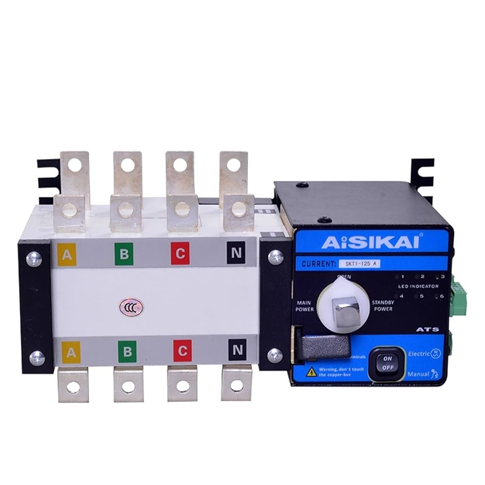 Amazon.com: ATS Automatic Transfer Switch 125A Single Three