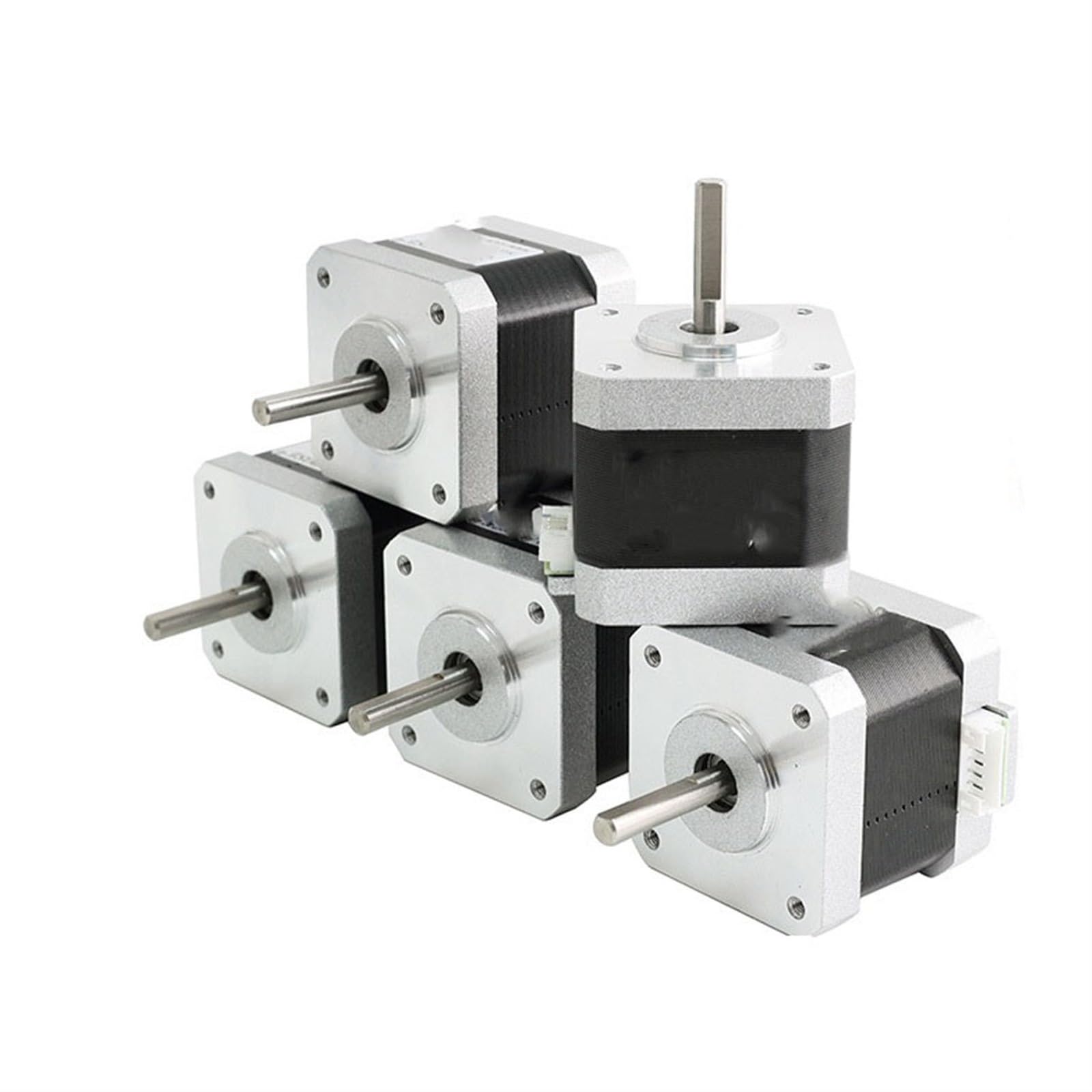 5pcs 2 Phase 4 Wire 42mm Stepper Motor 40N.CM 1.5A 1.8 Degree Nema 17 Stepper Motor 17HS4401 30cm Wire Scena Montaż