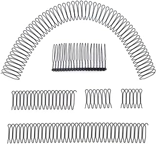TCOTBE 5 Pcs U Shape Hair Styling Accessories - Wavy Combs, U Pin Clips, Metal Wire Combs, Mini Bangs Holders for Updo Styling, Hair Finishing Fixers, and Invisible Hairstyles for Girls and Women
