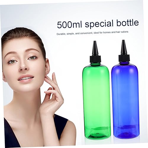 500ml Refillable Hair Dye Bottle - Squeeze Applicator for Hair Color