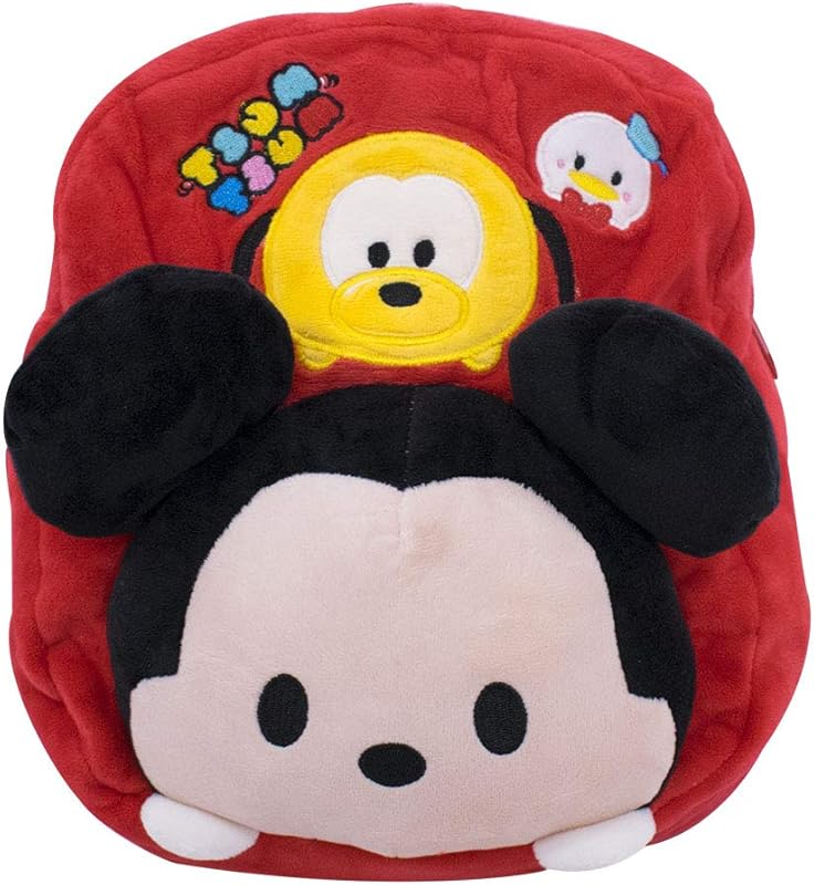 Mochila Infantil Mickey Tsum Pelucia, Disney, Multicor em oferta na Shopee