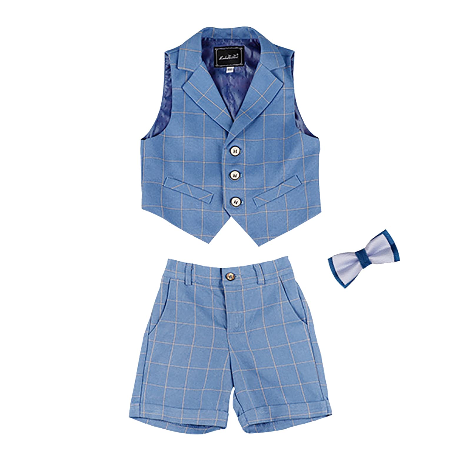3/4/5-teiliges Jungen Anzug Set Formelle Kleidung Weste Set, Kinder Gentleman Weste Elegante Hosen Kleidung Outfits Anzüge