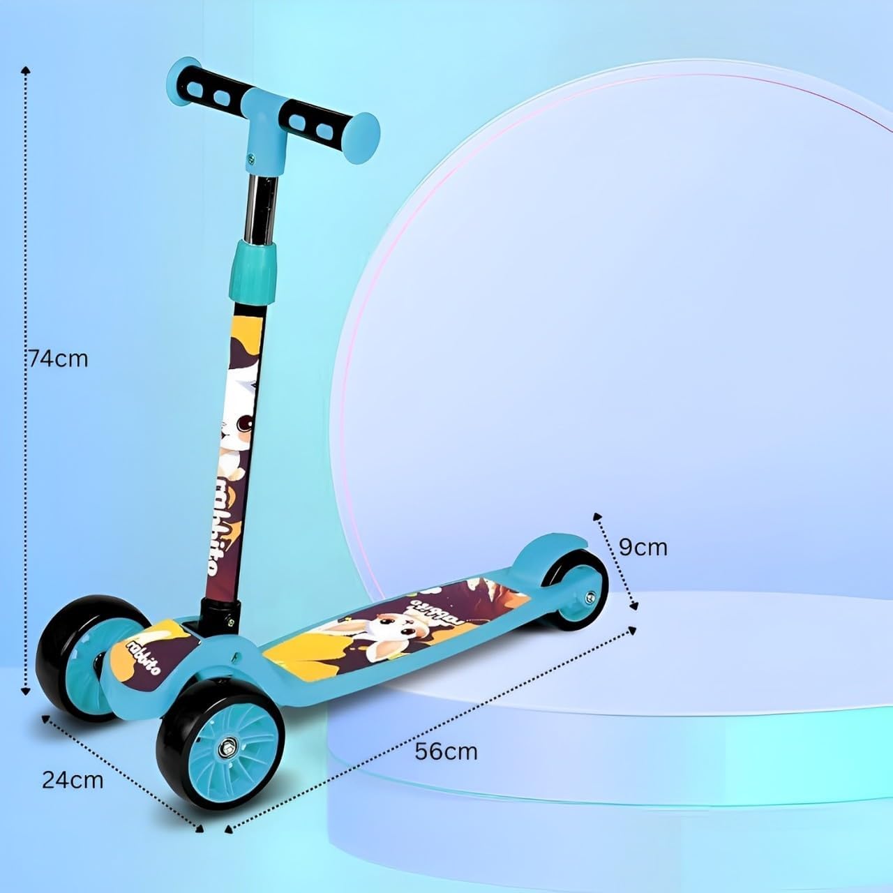 PYXBE Kick Scooter for Kids, Road Runner Scooter for Kids of 3 to