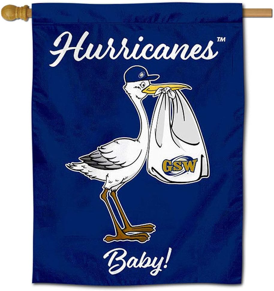 Georgia Southwestern State Hurricanes New Baby Gift Banner Flag