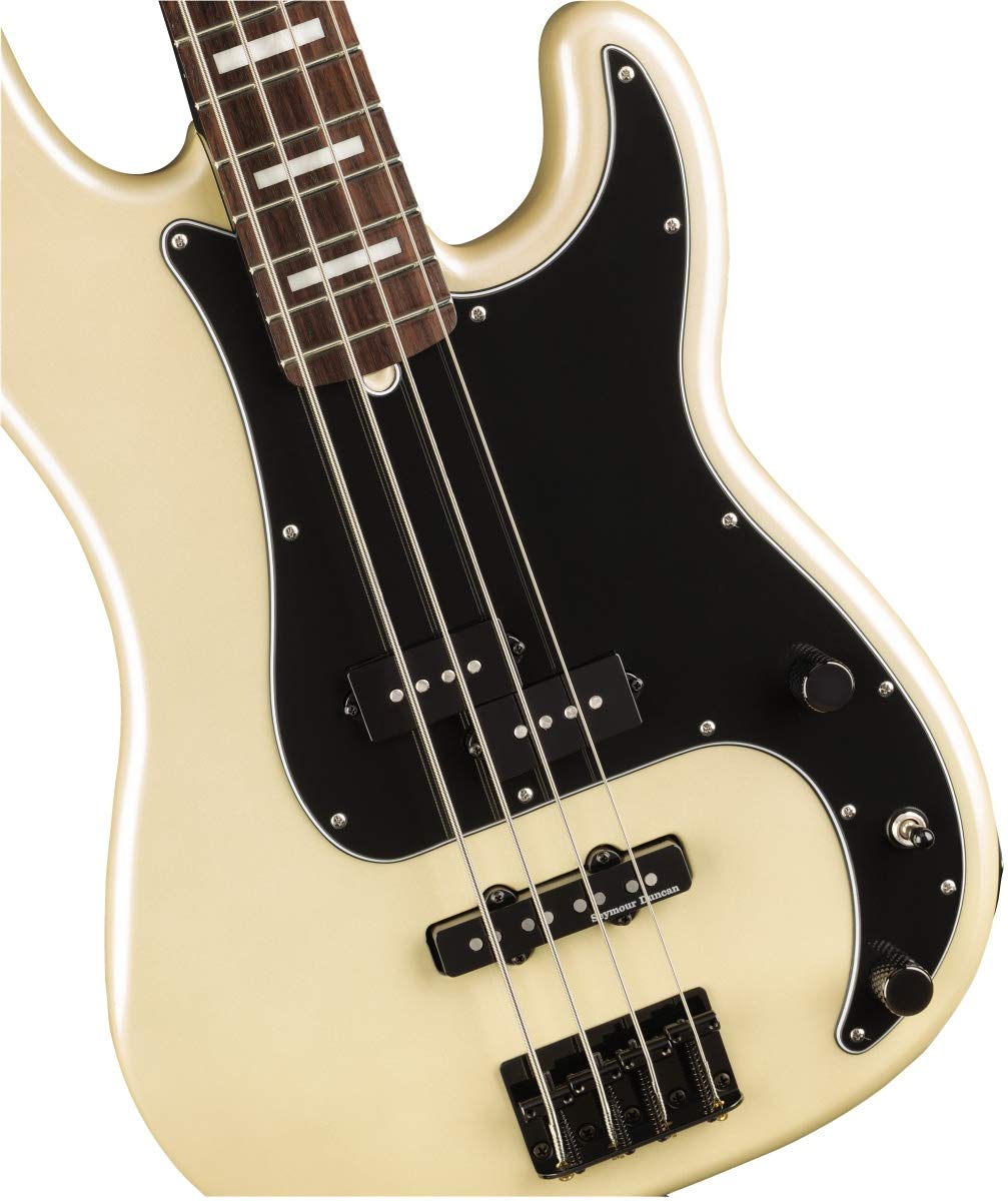 Amazon.com: Fender Duff McKagen Deluxe Precision Bass, White