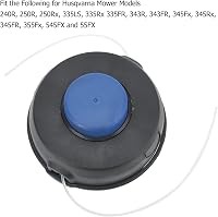 Atyhao T45x Damilfej Csere 544972603 M12x1.75 - Kompatibilis Szegélynyíró Fej ABS Anyagból Akkumulátoros Fűkaszához 2