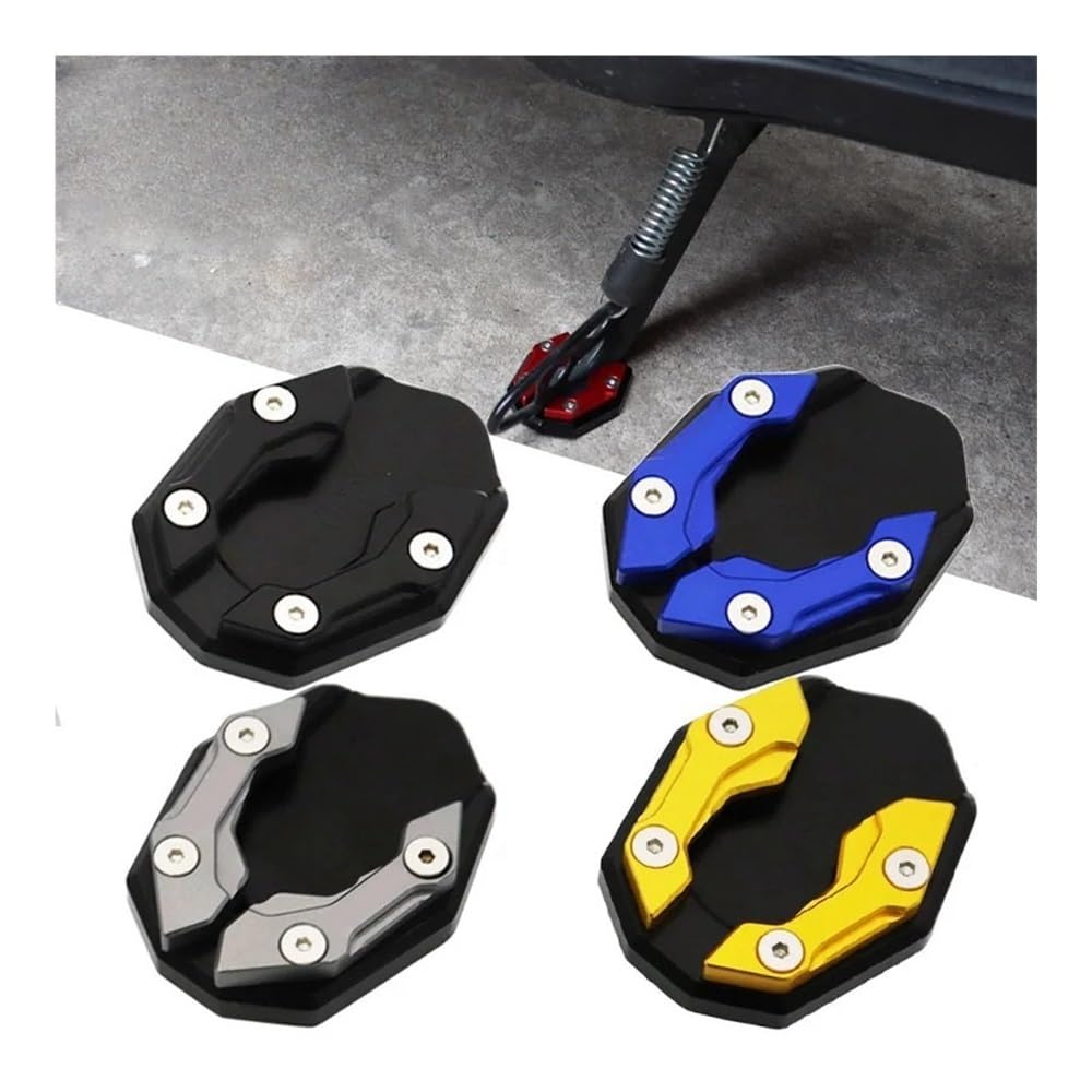 Piastra di Estensione Pad, Ingranditore per Cavalletto Laterale Moto, Piastra di Supporto per Pad di Estensione del Cavalletto Laterale Sostituzione