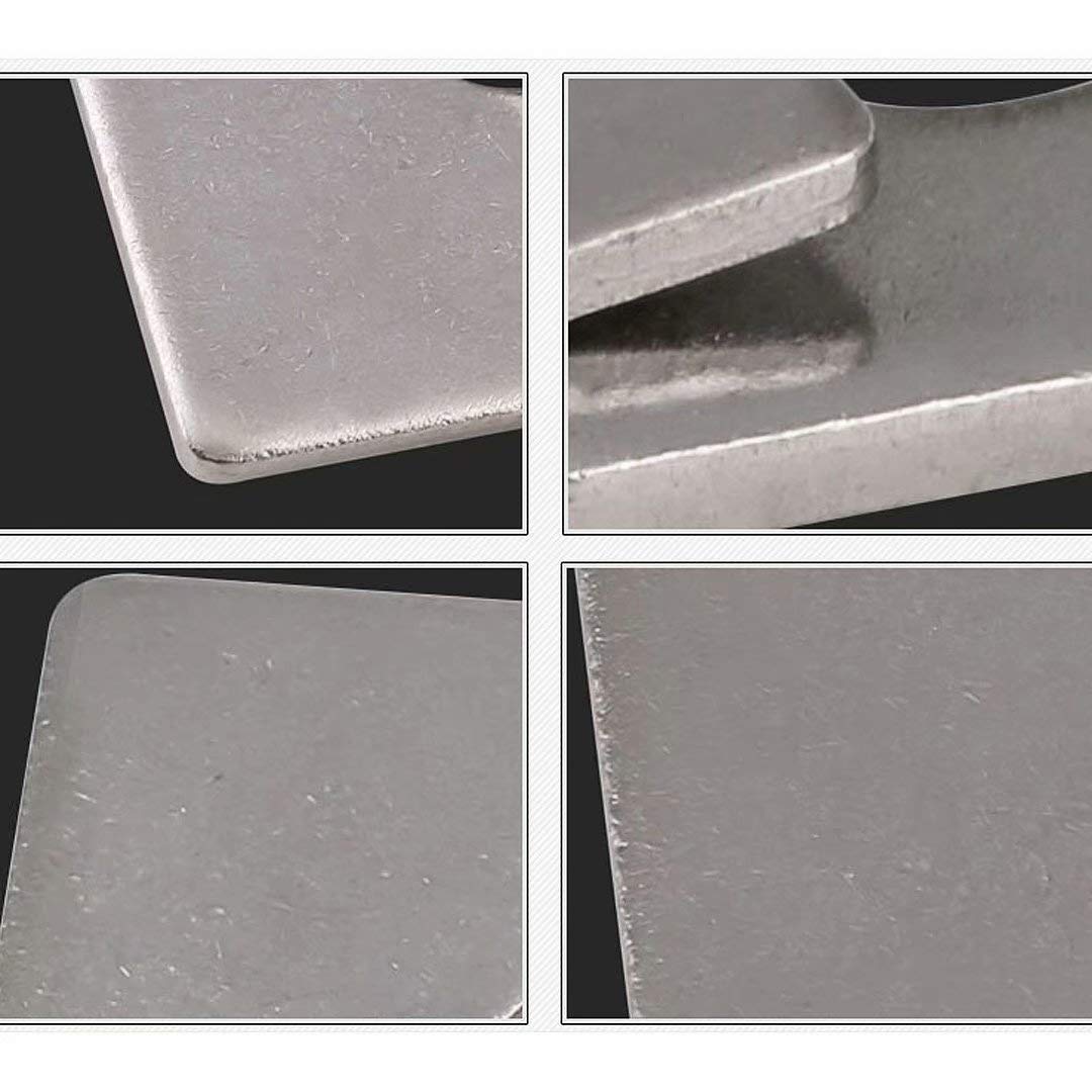 XIZONLINM10*40 * 2 Square Washers - 304 Stainless Steel Heavy Duty Square Plate Washers, M10*40*2,3 pcs - Image 3