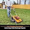 LawnMaster CLMF4821A Cordless Lawn Mower Brushless 48V MAX 21Inch 3-in-1 Function with 4X24V MAX 4.0Ah Battery and a Dual Charger