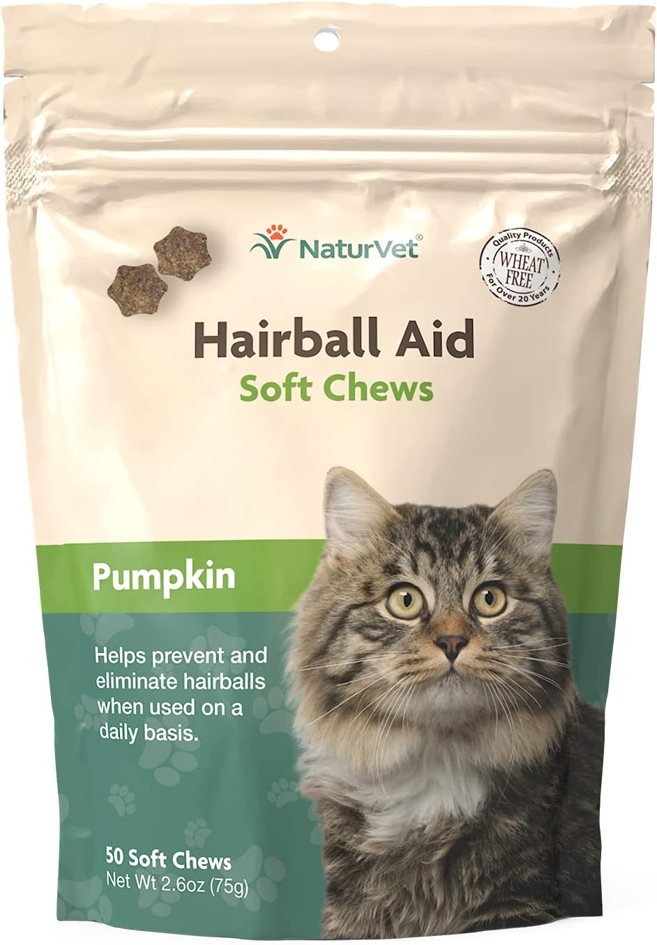 NaturVet Hairball Remedy Vitamin & Digestive Aid Supplement for Cats Pet Health