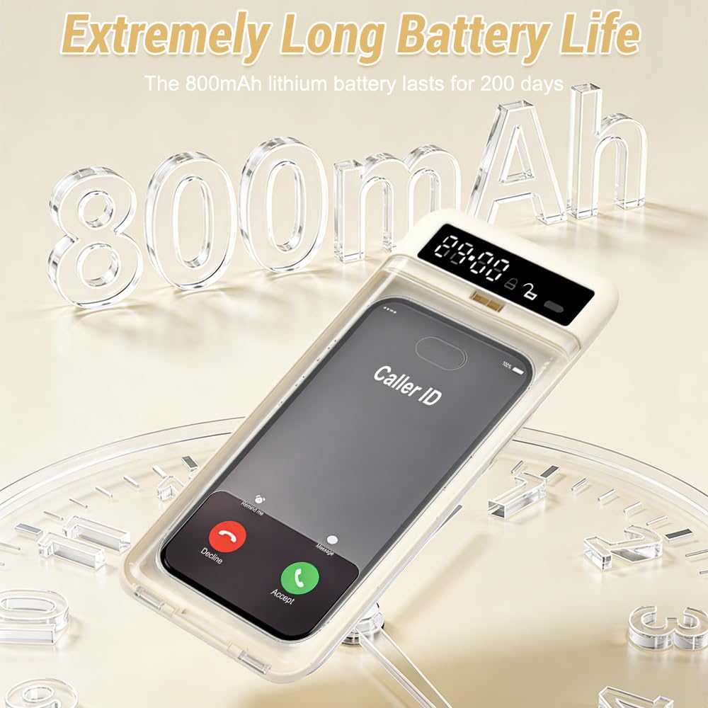 Handy Tresor mit Timer, SGZIOO Handy Safe mit Zeitschloss, Handytresor für Android/iPhone (Max 17.2cm), Bildschirmzeit-Kontrolle, hilft Kinder/Erwachsenen,Telefonsucht
