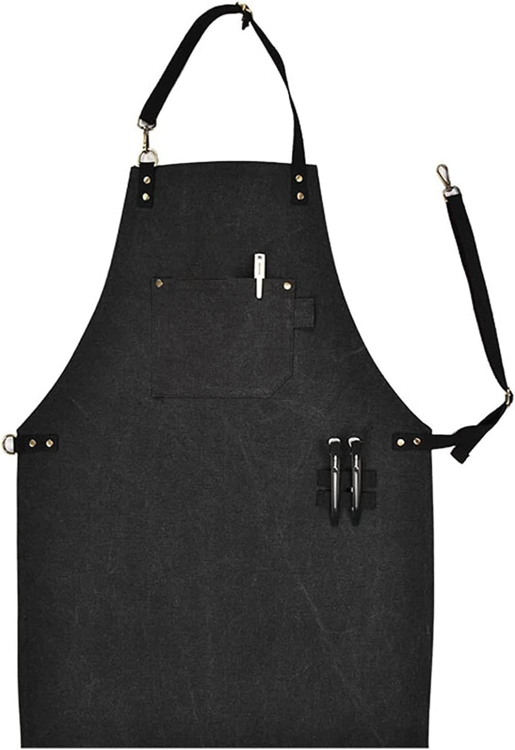 Tool Apron, Woodworking Aprons, Work Aprons Tool Apron Heavy Duty Work Aprons Unisex for Kitchen, Garden, Pottery, Craft Workshop (Color : Cream)