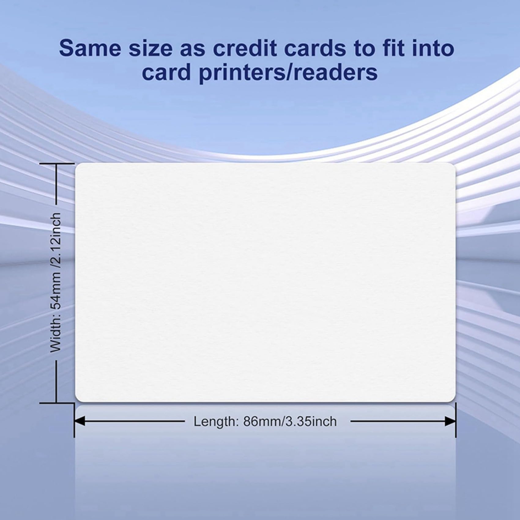 Carte di Pulizia per Lettori di Schede CR80, Pulitore per Lettori di Schede A Doppio Lato da 300 Pezzi, Carte di Pulizia per Terminali A Scorrimento POS