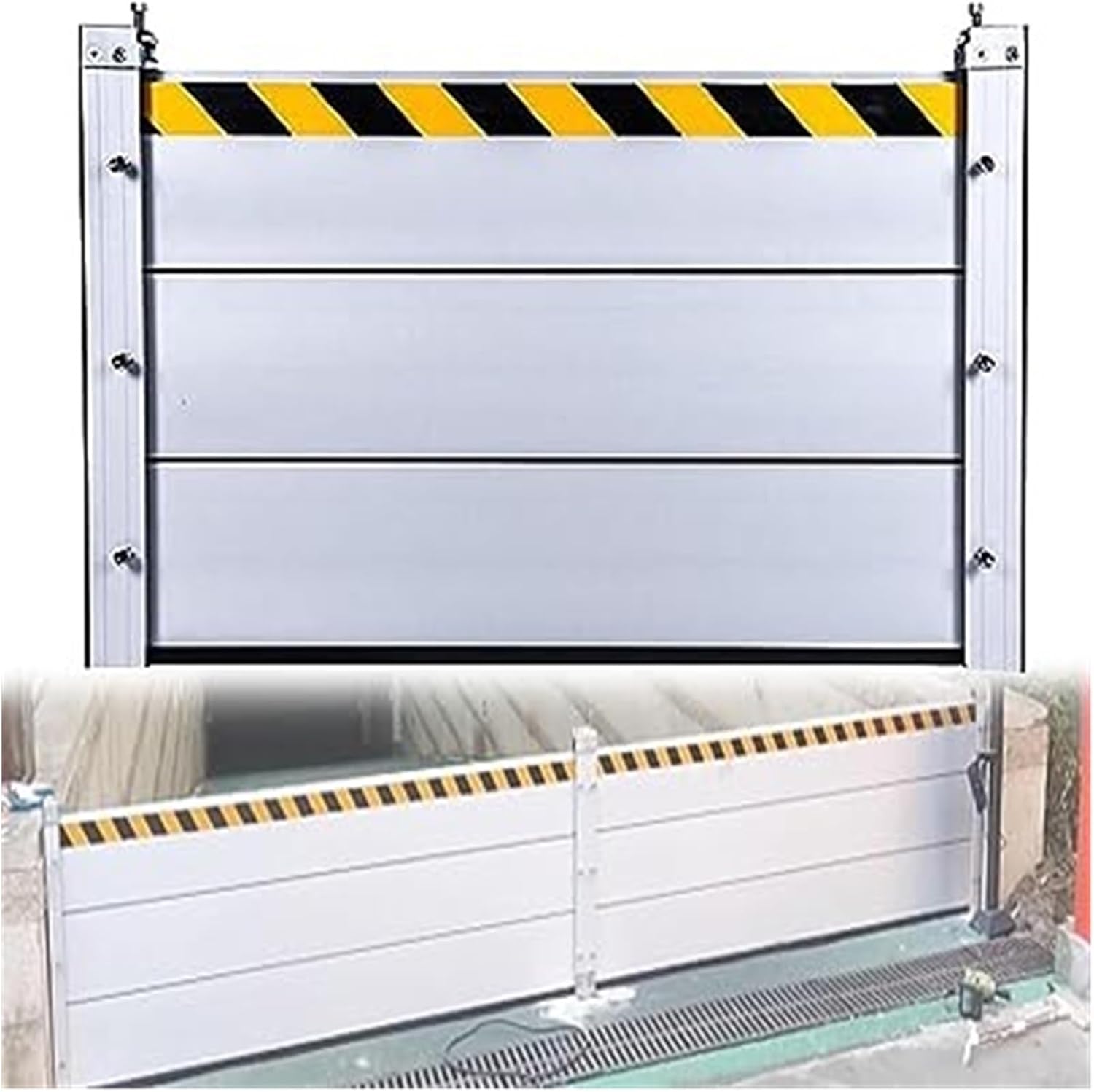 Flood Protection Barriers Heavy Duty Aluminum Reusable Detachable