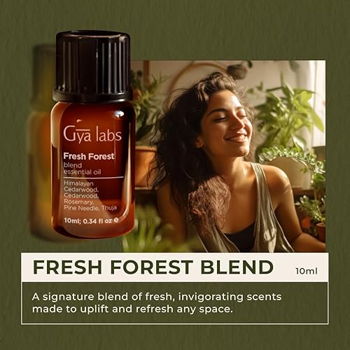 Miniatura 2 de Gya Labs Fresh Forest - Mezcla de aceites esenciales para difusor, aceite de bosque fresco para aromaterapia, velas y bricolaje, ingredientes