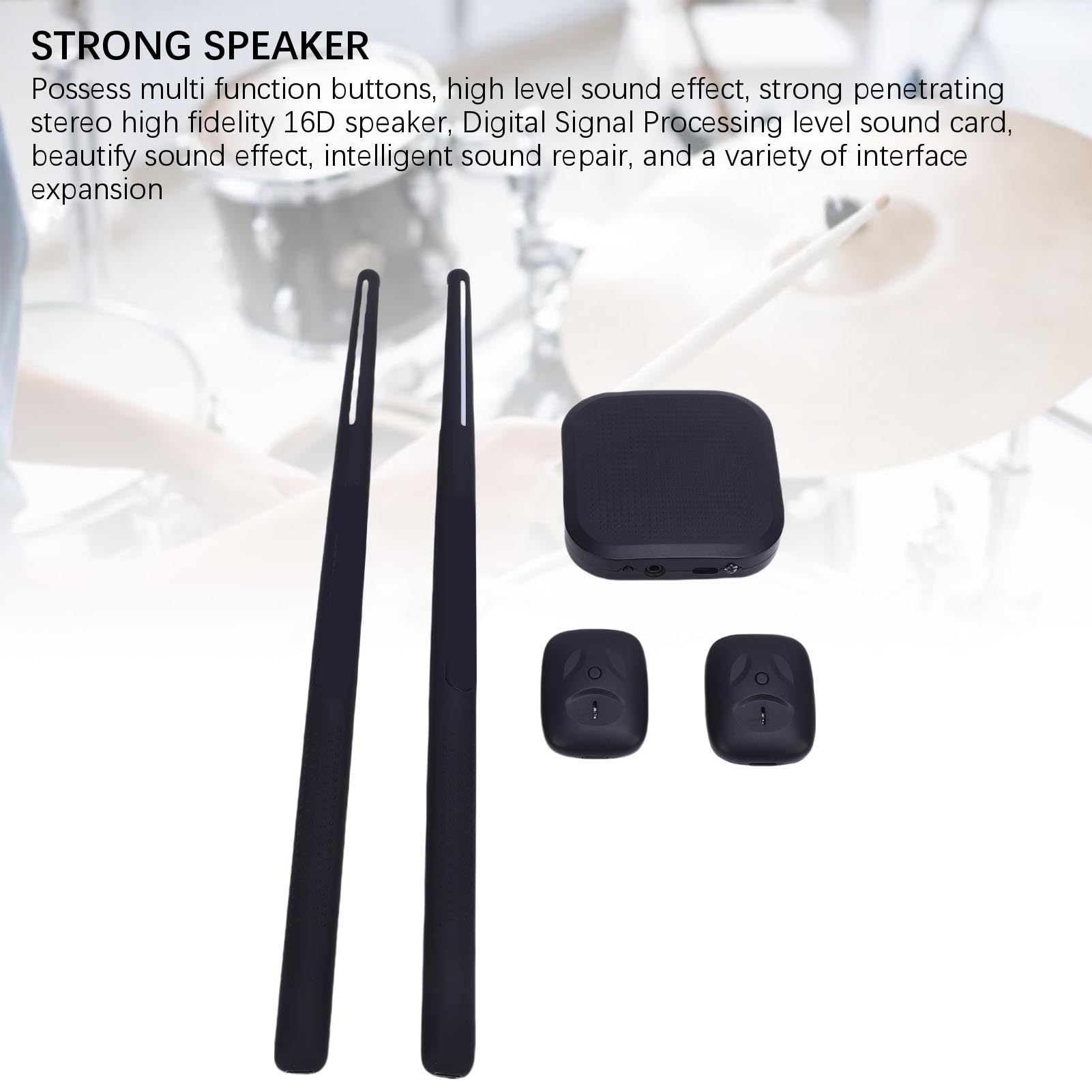 Electronic Air Drum Strucs Drumsticks Zestaw z Czujnikiem Ruchu 3D Bezkładny Perkusja dla Początkujących Nagranie ćwiczeń
