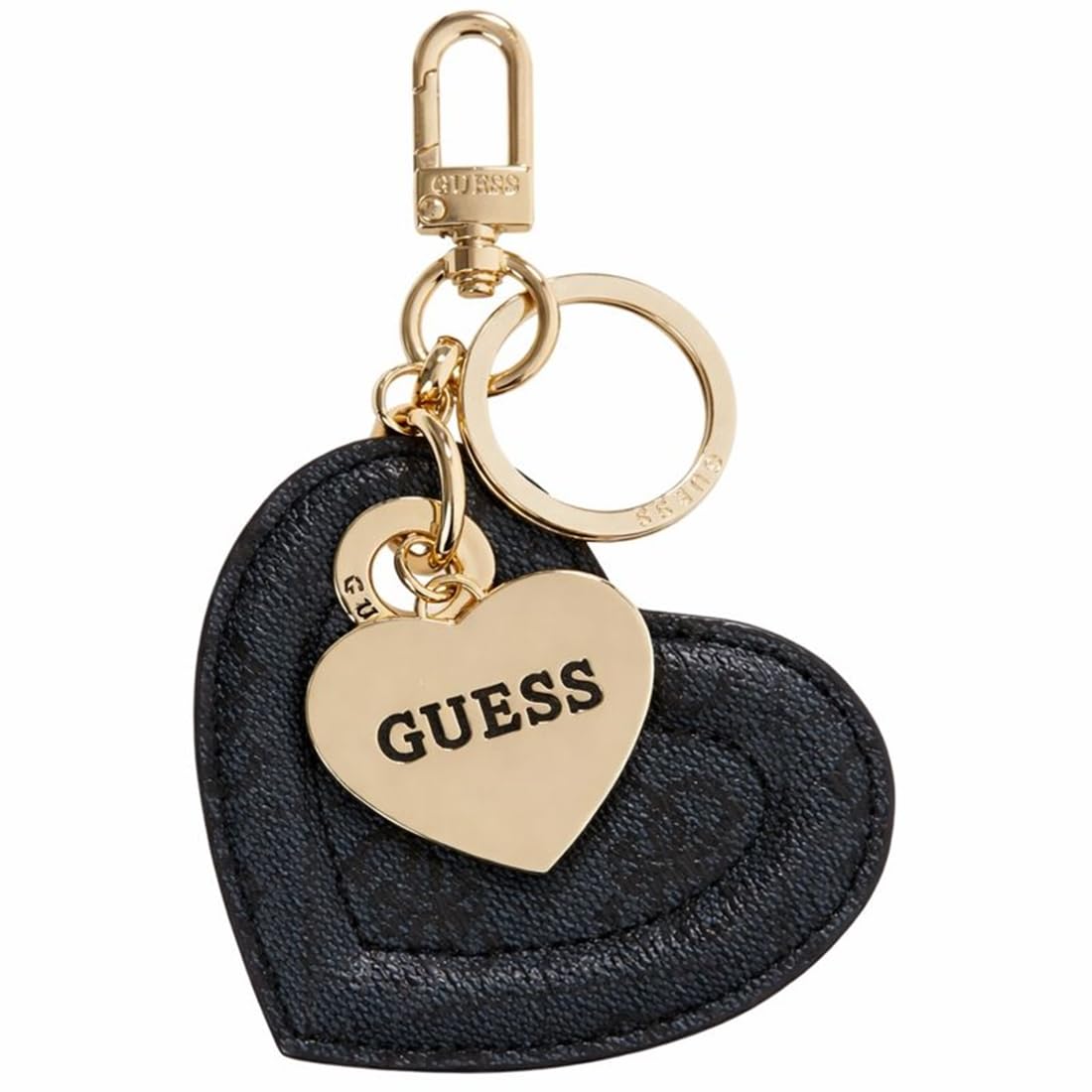 GUESS Keyring Color Coal Logo, One Size CLO - COAL LOGO One Size
